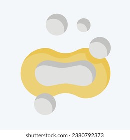 Icon Bubble. related to Cleaning symbol. flat style. simple design editable. simple illustration