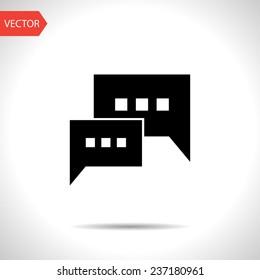 icon of bubble speech dialogue