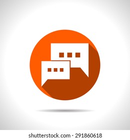 icon of bubble speech dialogue