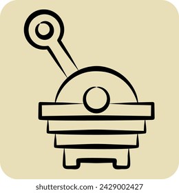 Icon Bucket. related to Kindergarten symbol. hand drawn style. simple design editable. simple illustration