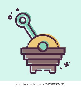 Icon Bucket. related to Kindergarten symbol. MBE style. simple design editable. simple illustration