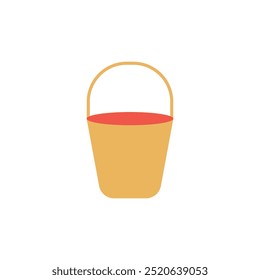 Icon bucket unique design with blank background