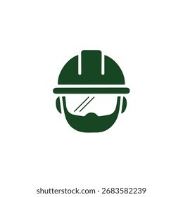 Ícone do construtor no capacete