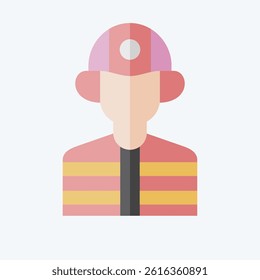 Icon Builder. related to Civil Engineering symbol. flat style. design editable