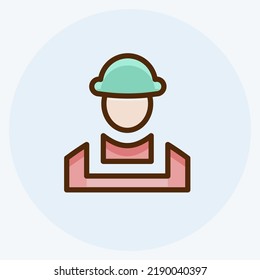 Icon Builder. suitable for building symbol. flat style. simple design editable. design template vector. simple illustration