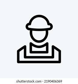 Icon Builder. suitable for building symbol. line style. simple design editable. design template vector. simple illustration