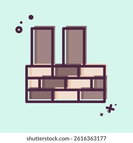 Icon Building Construction. related to Civil Engineering symbol. MBE style