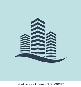 Icon of Building. EPS-10.