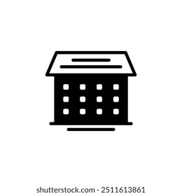 Icon Building residental house symbols editable file