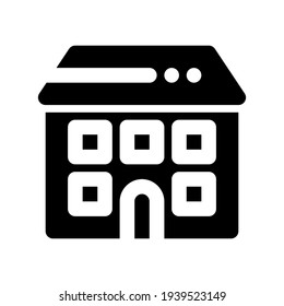Icon Building mit Style Single Glyph