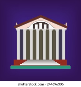 Icon of building theater or museum