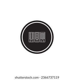 icon building vector template illustration logo design