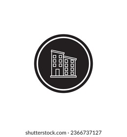icon building vector template illustration logo design