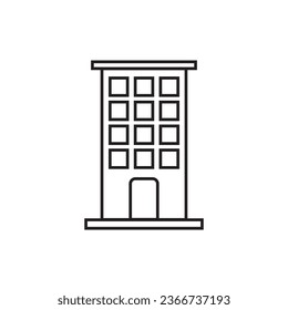 icon building vector template illustration logo design