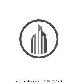 icon buildings vector