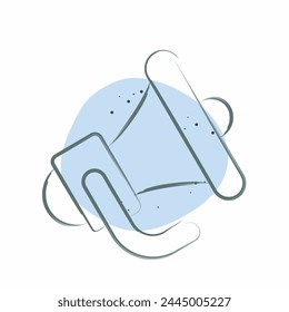 Icon Bullhoro. related to Entertainment symbol. Color Spot Style. simple design illustration