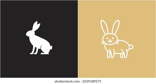 icon bunny rabbit animal pet