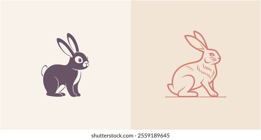icon bunny rabbit animal pet