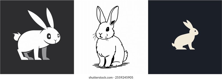 icon bunny rabbit animal pet