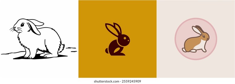 icon bunny rabbit animal pet