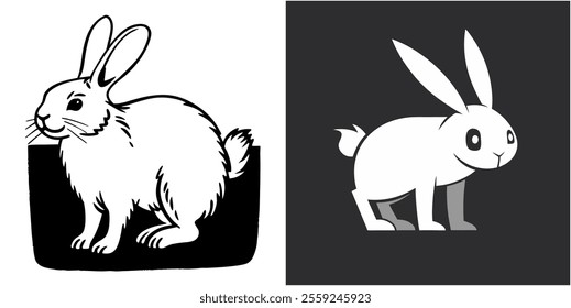 icon bunny rabbit animal pet