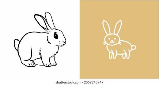 icon bunny rabbit animal pet