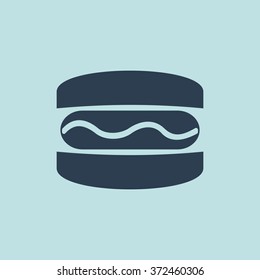 Icon of Burger. EPS-10.