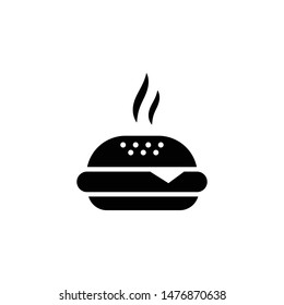 Icon burger Single Icon Graphic Design. Fast food icon 
