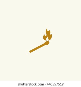 Icon of burning matches.