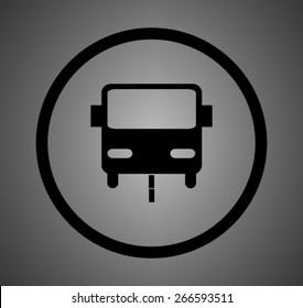 icon of a bus