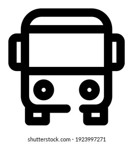 icon bus using line style