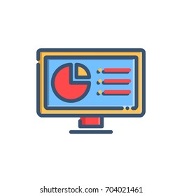 icon business analyze