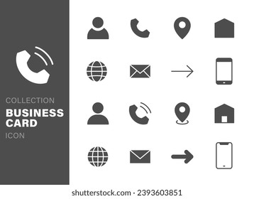 icon for business card vector design