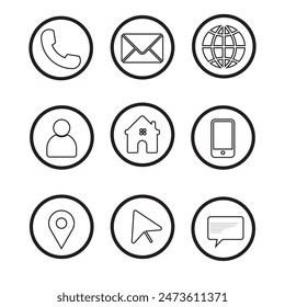 Icon for business cards, flyers, posters, etc.