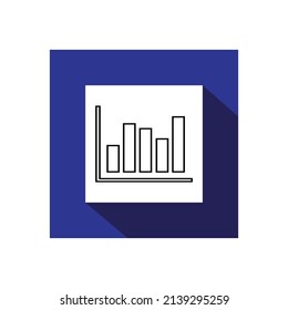 icon, business chart icon vector illustration.