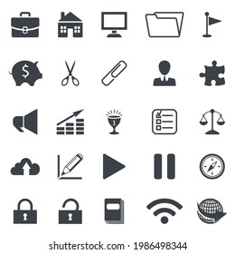 Icon for a business. creative design 