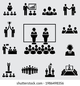 Icon for a business. creative design 
