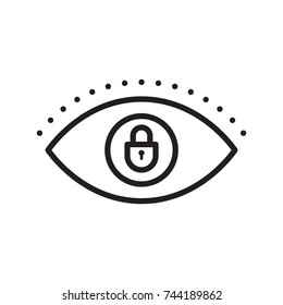 icon business eye secure