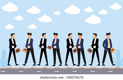 icon business man vector ilustration