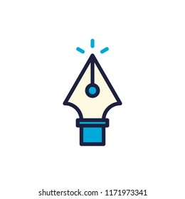 icon business pen 