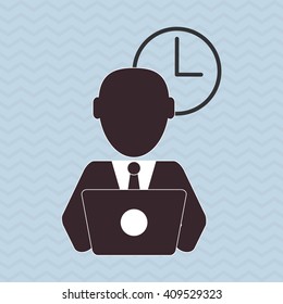 icon of business people, vector design