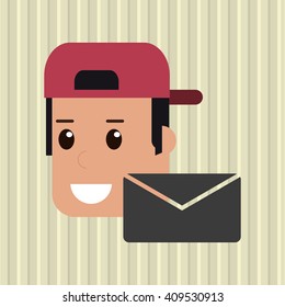 icon of business people, vector design