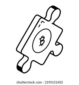 An icon of business solution line design 