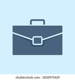 Icon of business suitcase. Sign portfolio