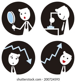 Icon of businessman