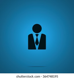 Icon of businessman.