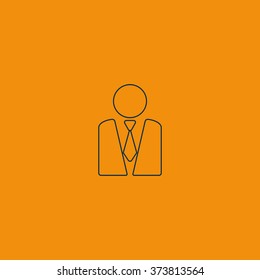 Icon of businessman.