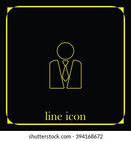 Icon of businessman.