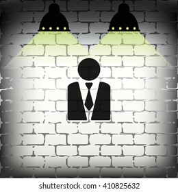 Icon of businessman.