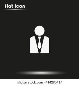 Icon of businessman.